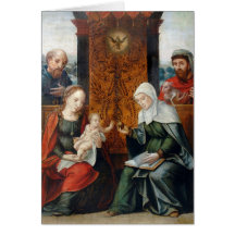 Tarjeta de Navidad del viejo maestro - Joos van Cl