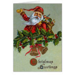 Tarjeta de Navidad del vintage