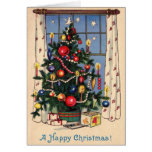 Tarjeta de Navidad del vintage