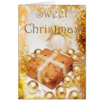 Tarjeta de Navidad dulce