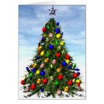 Tarjeta de Navidad enérgica mala---Divertido