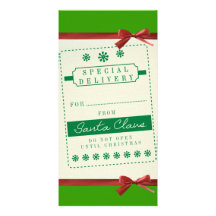 Tarjeta de Navidad especial Plantilla Para Tarjeta De Foto
