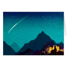 Tarjeta de Navidad - estrella del héroe de N. Roer