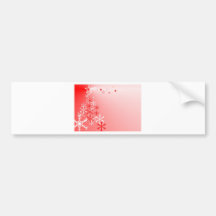 Tarjeta de Navidad Etiqueta De Parachoque
