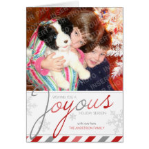 Tarjeta de Navidad festiva de la foto de los días 