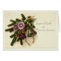 Tarjeta de Navidad francesa