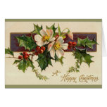 Tarjeta de Navidad hermosa del Victorian