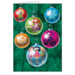 Tarjeta de Navidad irlandesa de las chucherías