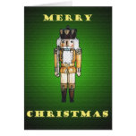 Tarjeta de Navidad mágica del cascanueces