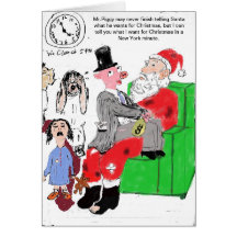 tarjeta de Navidad, Mr.Piggy