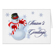 Tarjeta de Navidad Nevado