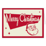 Tarjeta de Navidad retra