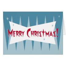 Tarjeta de Navidad retra