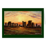 Tarjeta de Navidad - Stonehenge