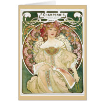 Tarjeta de nota de F. Champenois