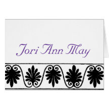Tarjeta de nota de Jori