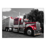 Tarjeta de nota de Kenworth W900A de la chaqueta d