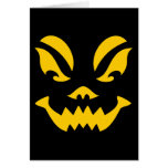 tarjeta de nota de la Jack-o-linterna