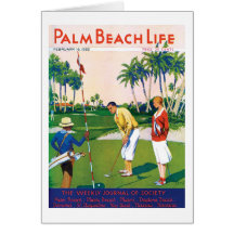 Tarjeta de nota de la vida #5 del Palm Beach