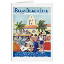 Tarjeta de nota de la vida #8 del Palm Beach