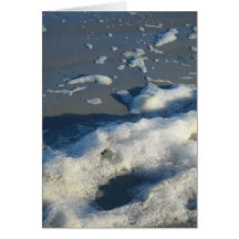Tarjeta de nota de "Seafoam" -