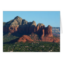 Tarjeta de nota de Sedona de la roca del pote del 