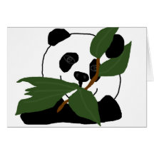 Tarjeta de nota del amor de Pandy