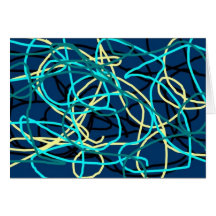 Tarjeta de nota del garabato de la diversión