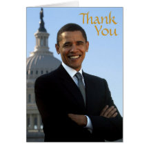 Tarjeta de Obama, gracias