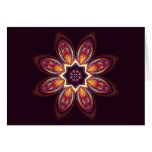 Tarjeta de oro del fractal de Lotus