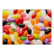 Tarjeta de pascua de la haba de jalea tarjetas