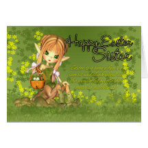 Tarjeta de pascua de la hermana - el Centaur lindo