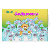 Tarjeta de pascua de los Godparents