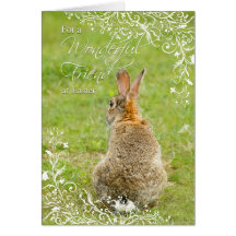Tarjeta de pascua del amigo con el conejo - conejo