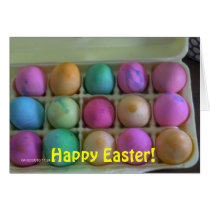 Tarjeta de pascua del huevo de Pascua tarjetas