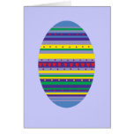 Tarjeta de pascua del huevo de Pascua - huevo ador