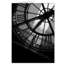 Tarjeta de reloj d'Orsay de Musee