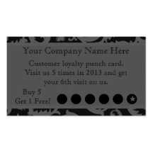 Tarjeta de sacador promocional del descuento negro tarjetas personales