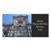 Tarjeta de Santa María del Fiore Photo Plantilla Para Tarjeta De Foto