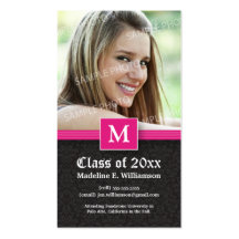 Tarjeta de situación elegante de la graduación del tarjetas de negocios