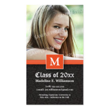 Tarjeta de situación elegante de la graduación del plantilla de tarjeta de negocio