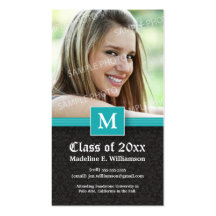Tarjeta de situación elegante de la graduación del tarjetas de negocios