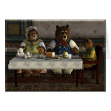 Tarjeta de tres osos