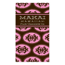 TARJETA de VISITA 311-MAKAI - LEUS ROSADOS