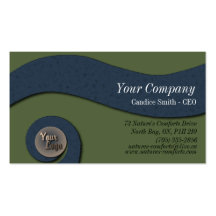 Tarjeta de visita adaptable de Blue Ribbon