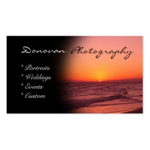 Tarjeta de visita adaptable de la fotografía