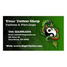 Tarjeta de visita ADAPTABLE del tatuaje