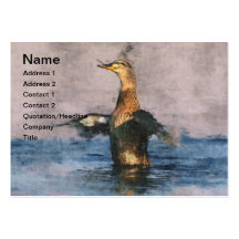 Tarjeta de visita alegre del pato