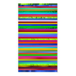 Tarjeta de visita - arte abstracto multicolor