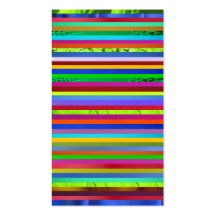 Tarjeta de visita - arte abstracto multicolor